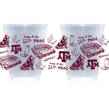 TAMU Shatterproof Cups (Set of 8)