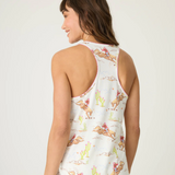 Playful Prints Western Tank, Natural