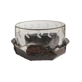 Ensaladera Bowl with Laurel Etched