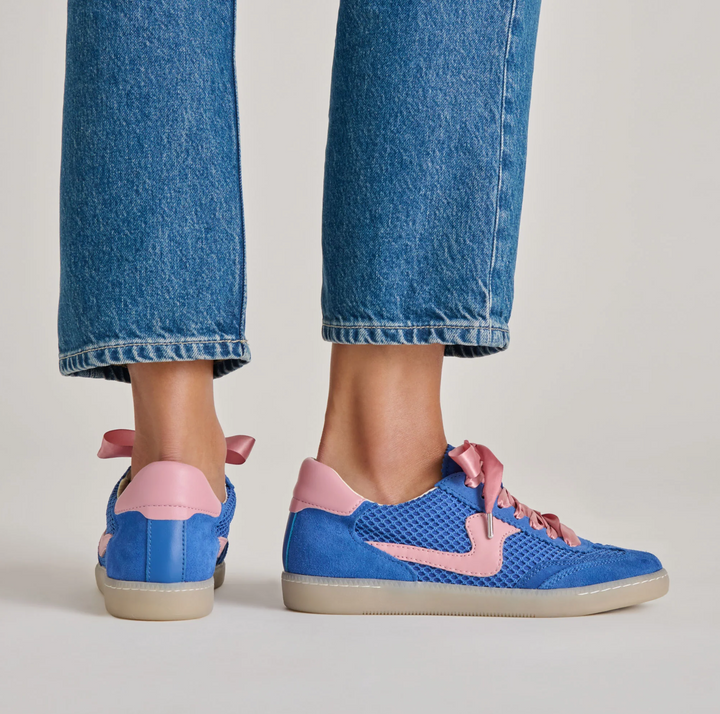 Notice Mesh Sneakers, Royal Blue Woven Mesh