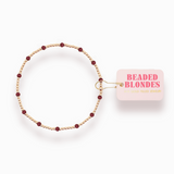 Maroon Dainty Poppi Bracelet
