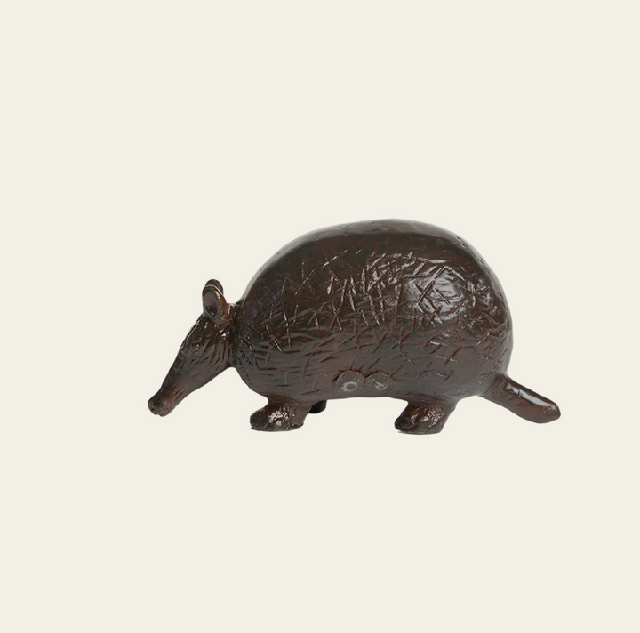 Wax Cast Iron Armadillo