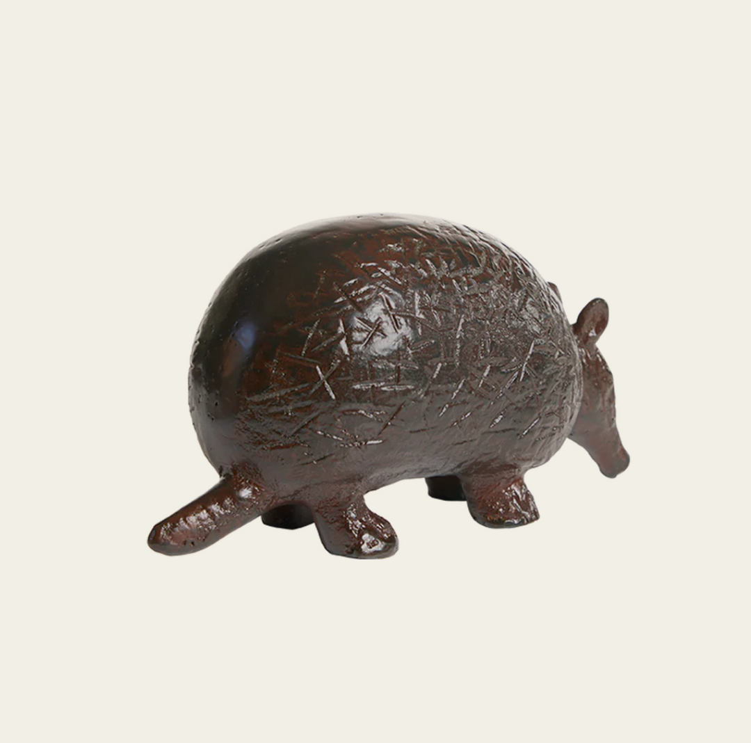 Wax Cast Iron Armadillo