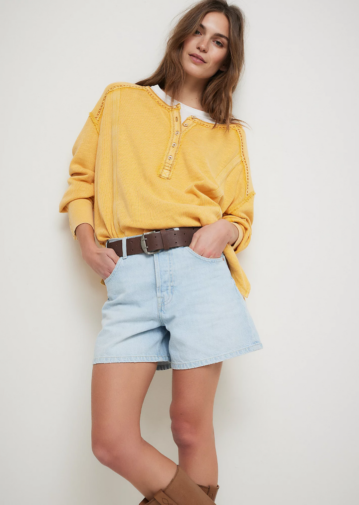 Tippi Denim Short, Babalon Blue