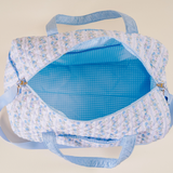 On-the-Go Quilted Weekender Bag, Petal Parade Blue
