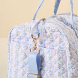 On-the-Go Quilted Weekender Bag, Petal Parade Blue
