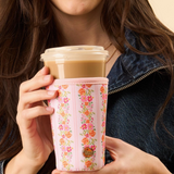 Sip Savvy Large Drink Sleeve, Petal Parade Pink