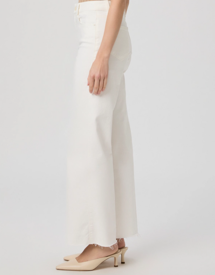 Anessa 31" Wide Leg Jean, Tonal Ecru