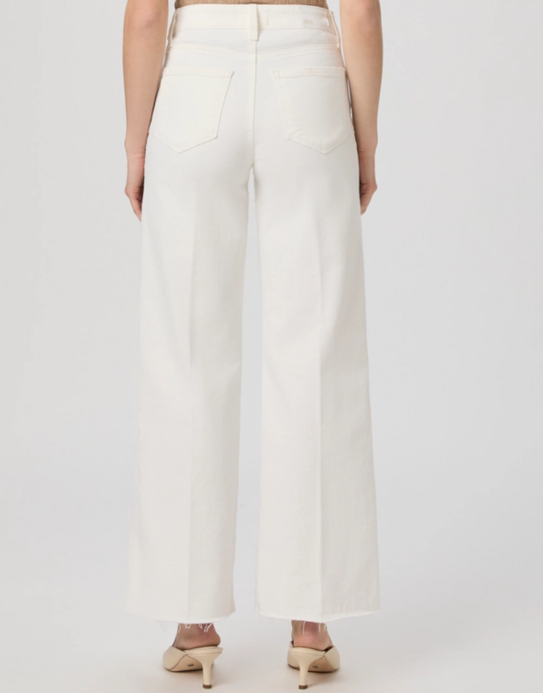 Anessa 31" Wide Leg Jean, Tonal Ecru