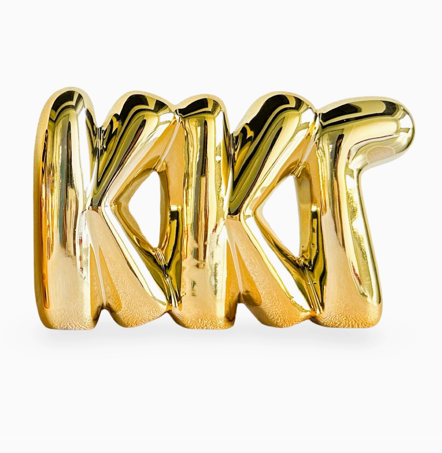 Gold Sorority Shelf Letters