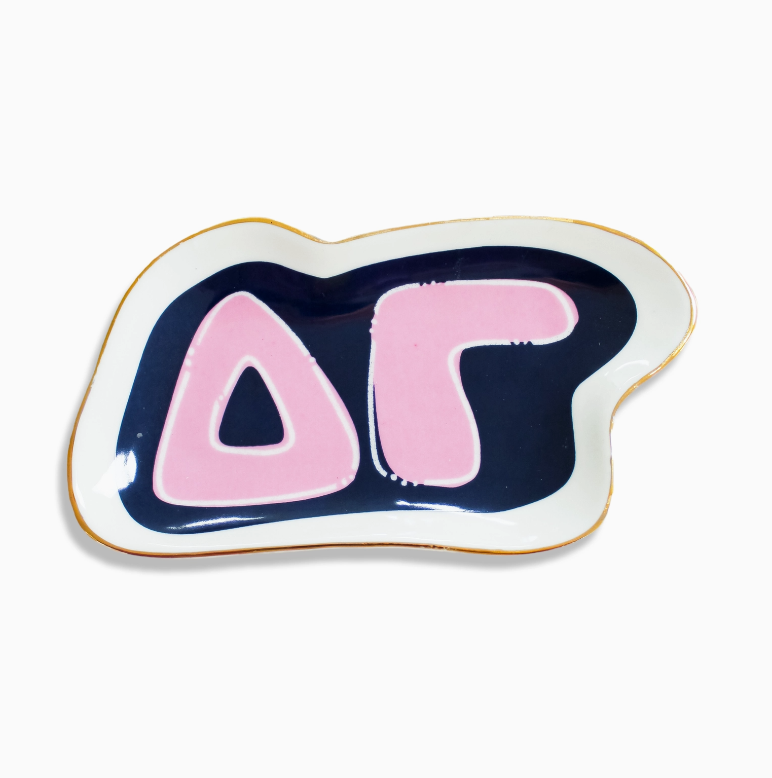Ceramic Sorority Trinket Tray