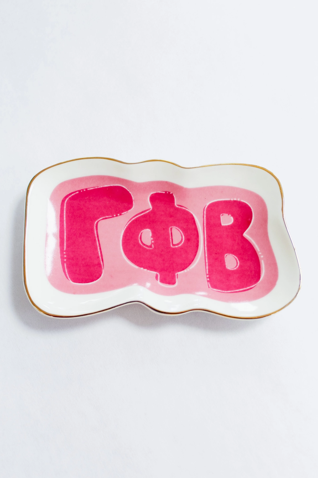 Ceramic Sorority Trinket Tray