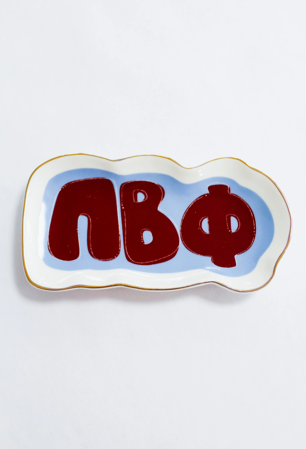 Ceramic Sorority Trinket Tray