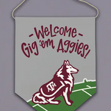 Texas A&M Welcome Doorhanger