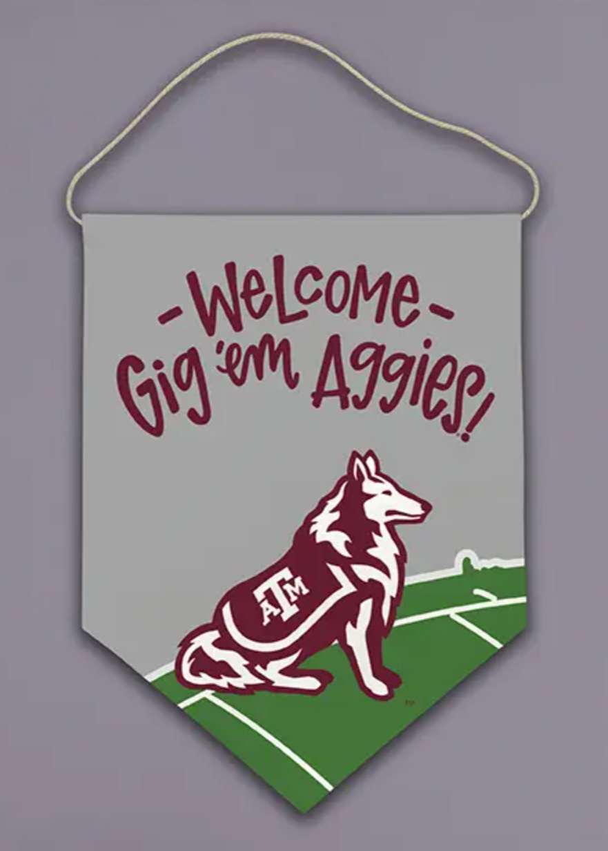 Texas A&M Welcome Doorhanger