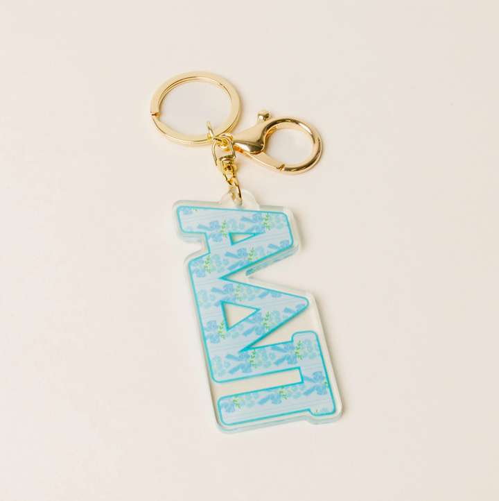 Sorority Oh So Fancy Letter Acrylic Keychain