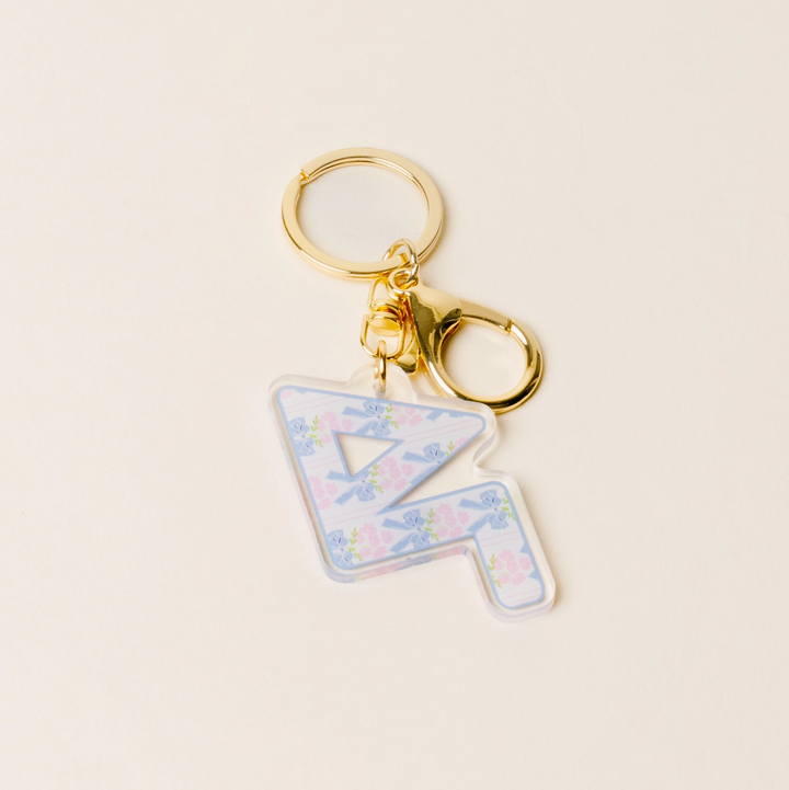 Sorority Oh So Fancy Letter Acrylic Keychain