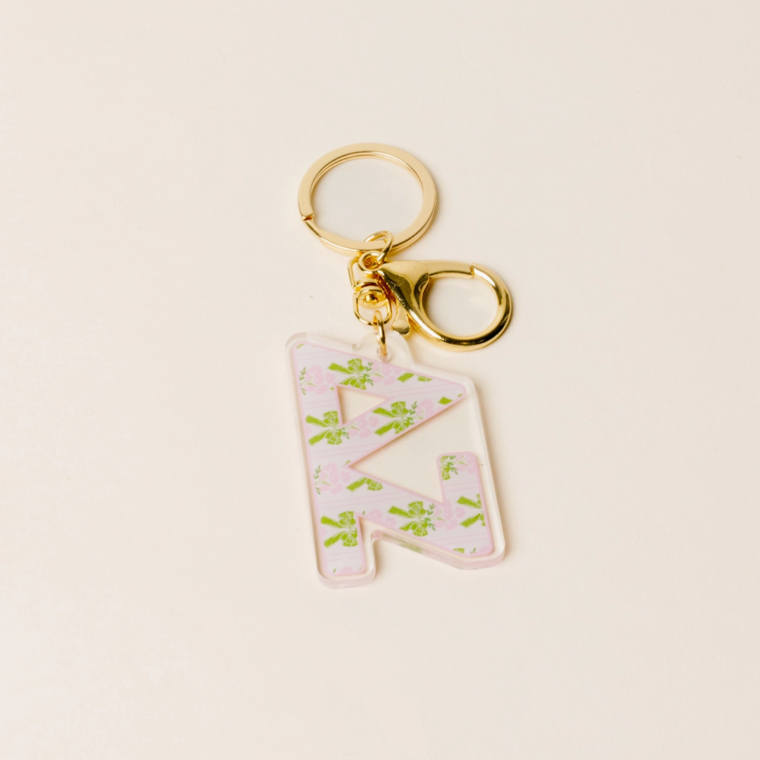 Sorority Oh So Fancy Letter Acrylic Keychain