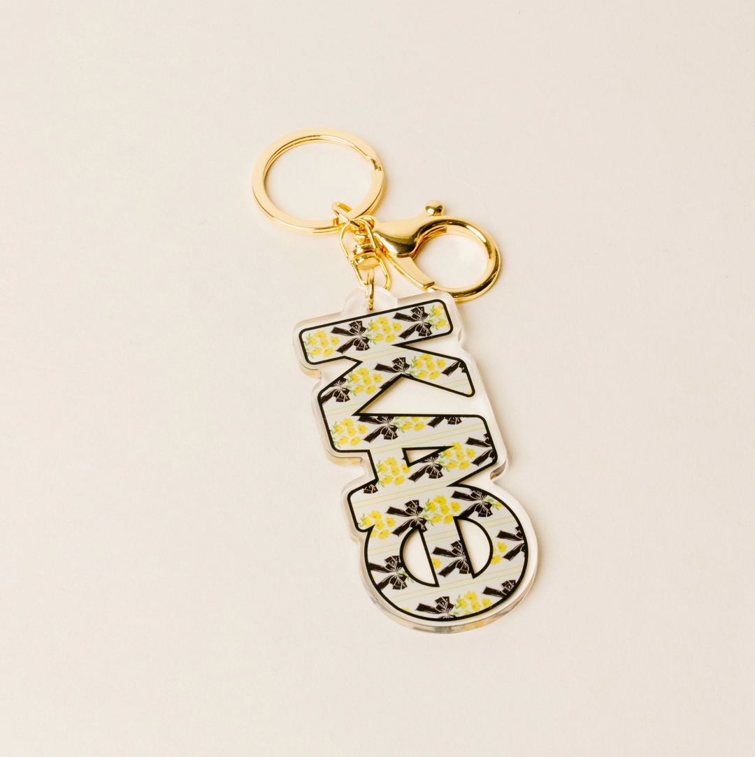 Sorority Oh So Fancy Letter Acrylic Keychain