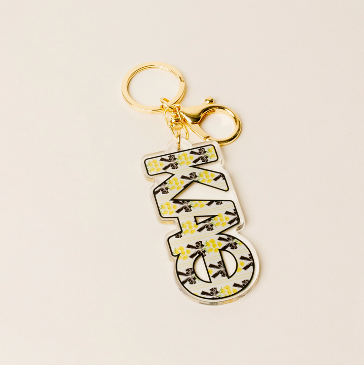 Sorority Oh So Fancy Letter Acrylic Keychain