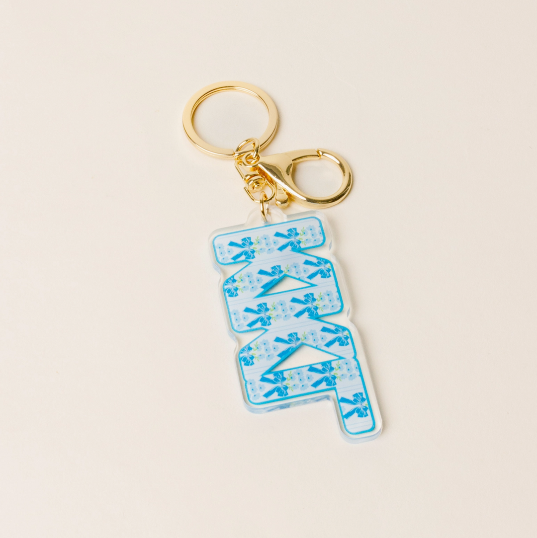 Sorority Oh So Fancy Letter Acrylic Keychain