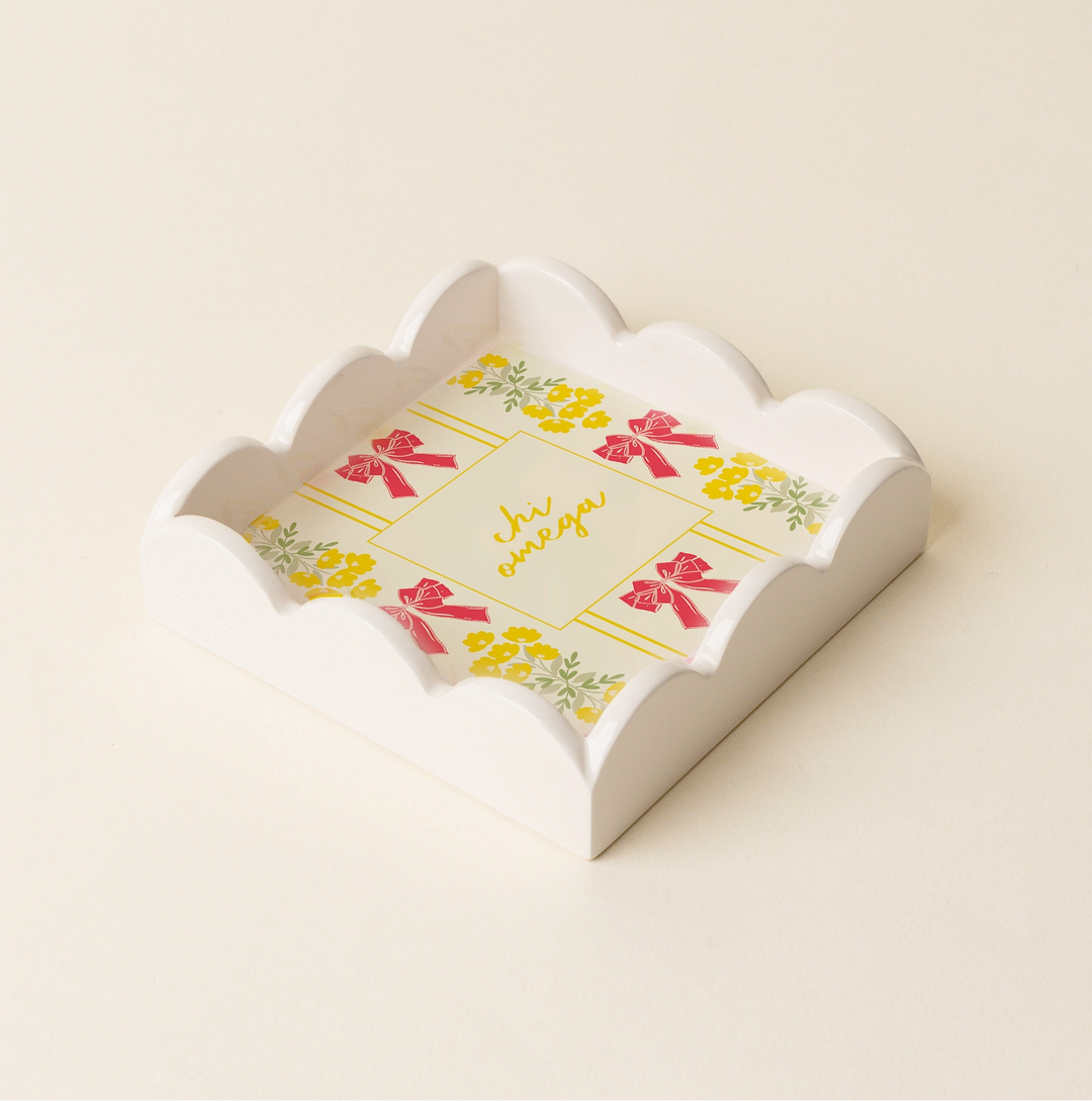 Sorority Scallop Trinket Tray