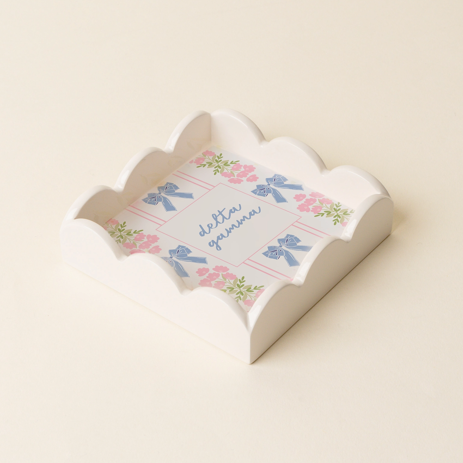 Sorority Scallop Trinket Tray