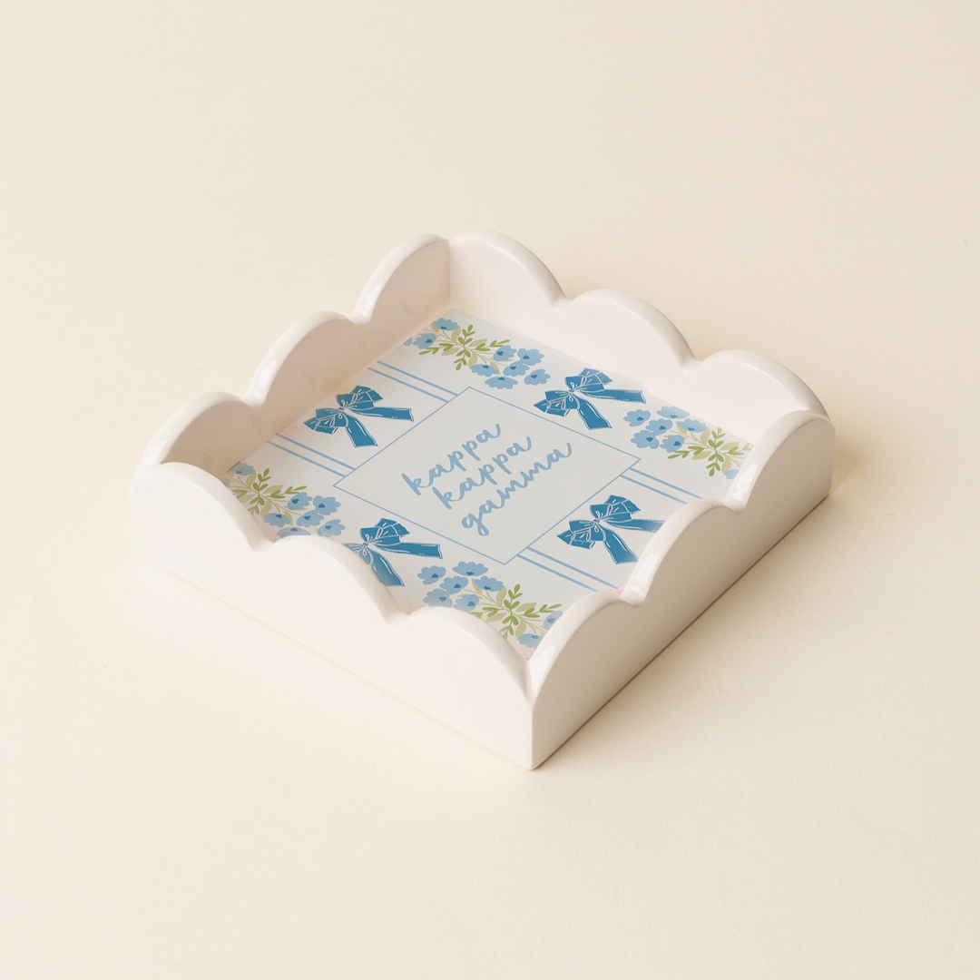 Sorority Scallop Trinket Tray