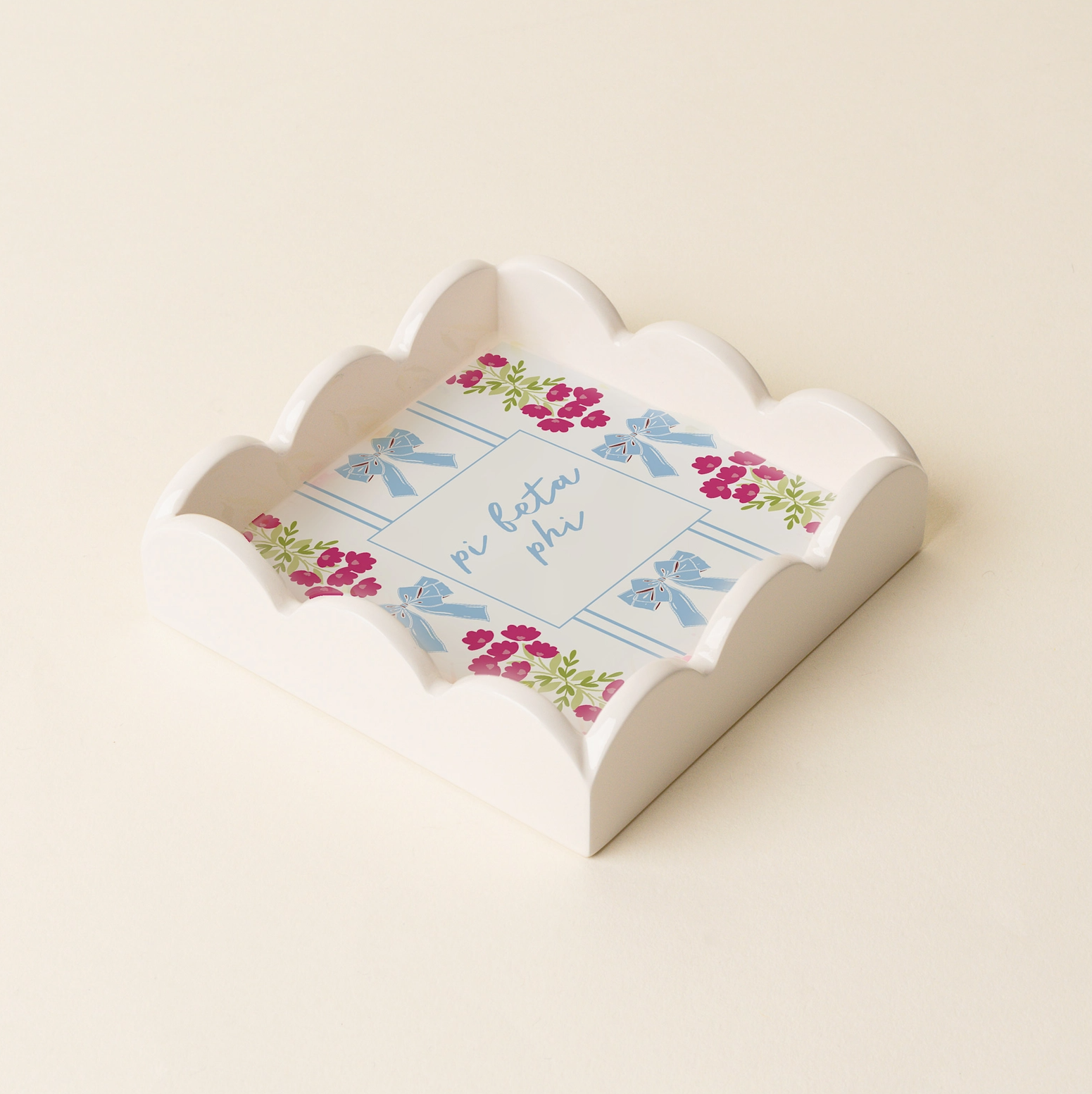 Sorority Scallop Trinket Tray