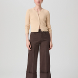 Sasha Ankle Wide Cuff, Rich Chocolate