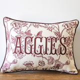Aggies Toile Pillow