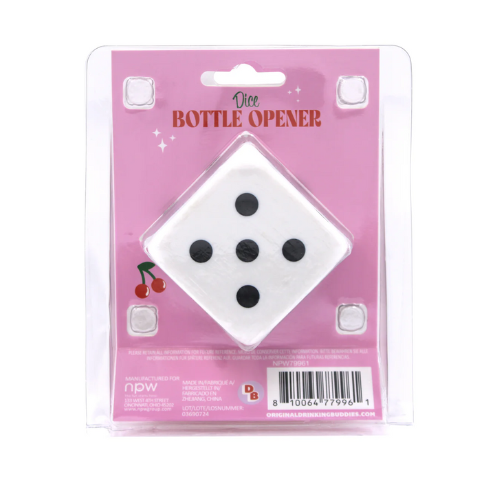 Vegas Lucky Dice Bottle Opener