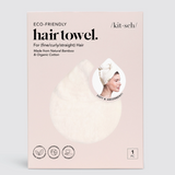 Quick Dry Hair Towel Turban, Ivory