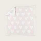 CozyChic® Dream Receiving Blanket, Pink-White Hearts