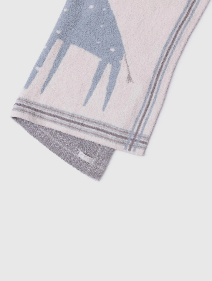 CozyChic® Giraffe Stroller Blanket, Rain Drop Multi
