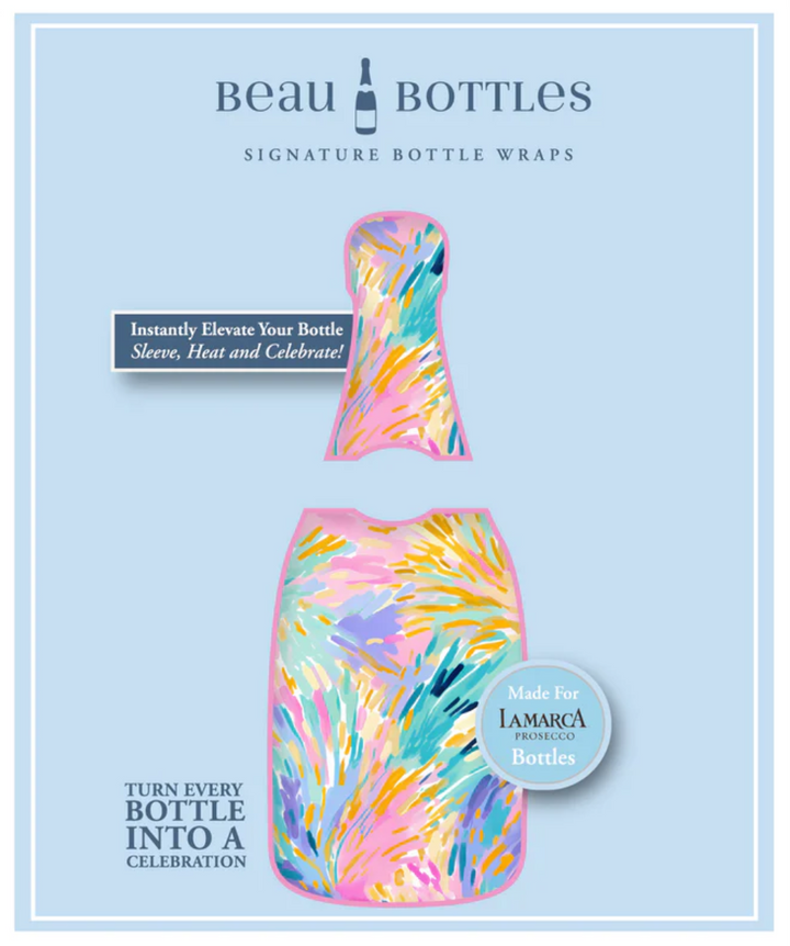 Pastel Celebration Bottle Wrap, La Marca Edition