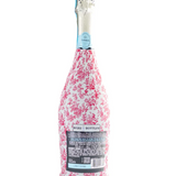 Grandmillenial Pink Floral Bottle Wrap, La Marca Edition