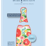Preppy Grapefruits Bottle Wrap, Mini La Marca Edition