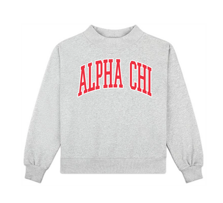 Sorority Mock Neck Crew