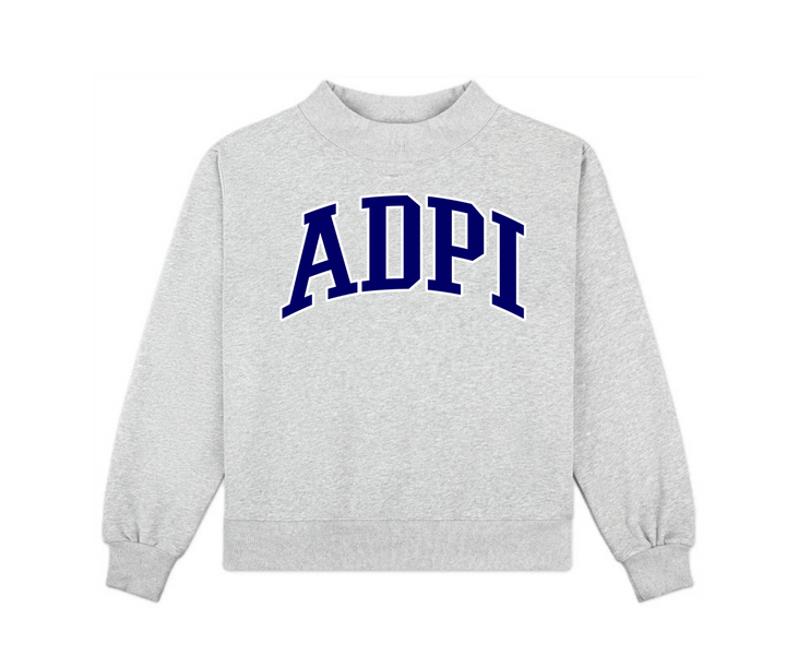 Sorority Mock Neck Crew