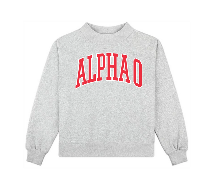 Sorority Mock Neck Crew