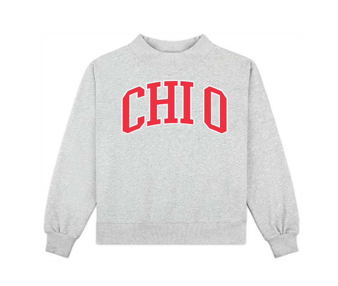 Sorority Mock Neck Crew