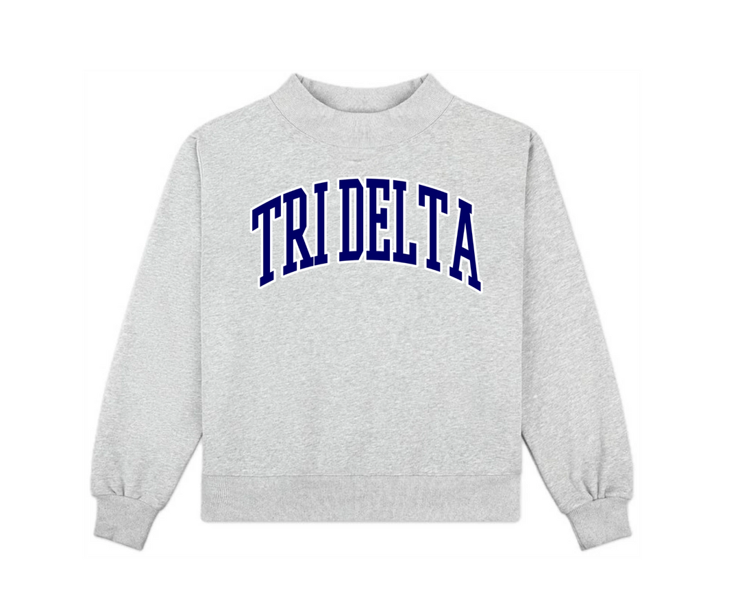 Sorority Mock Neck Crew