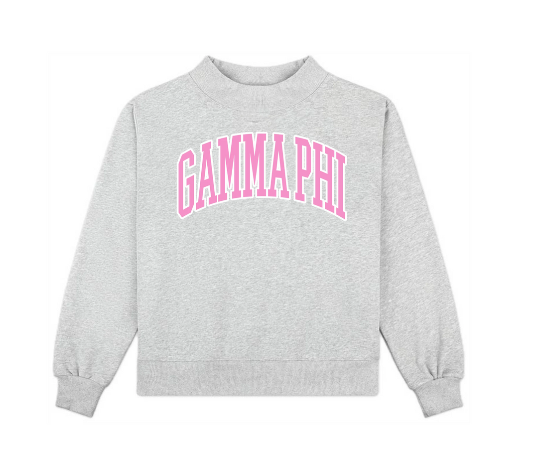 Sorority Mock Neck Crew