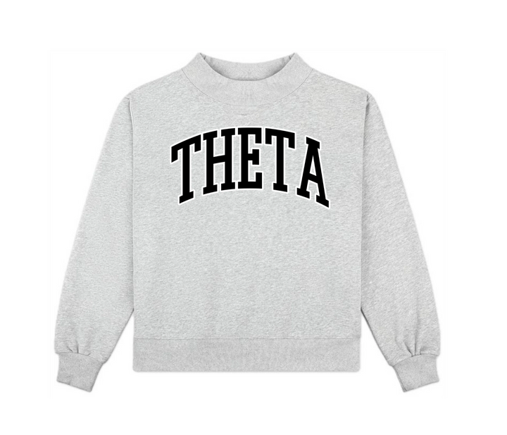 Sorority Mock Neck Crew