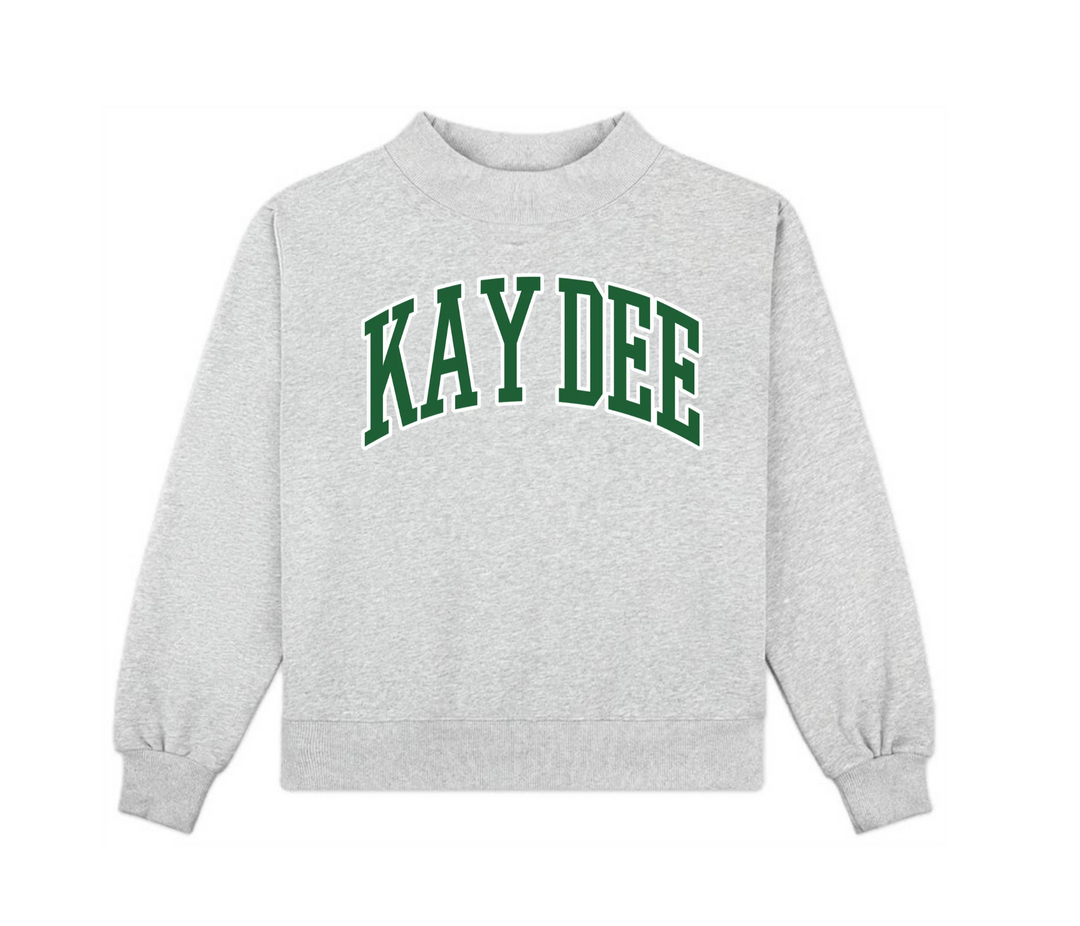Sorority Mock Neck Crew