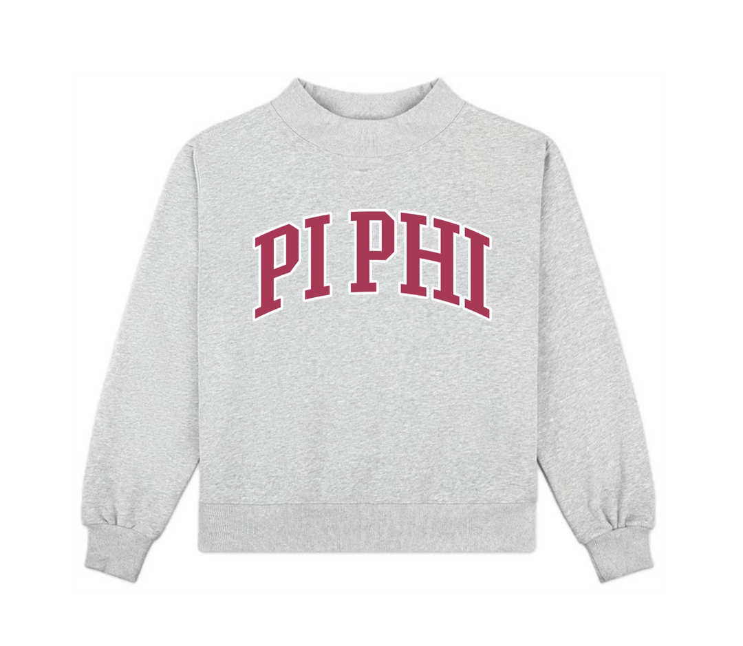 Sorority Mock Neck Crew