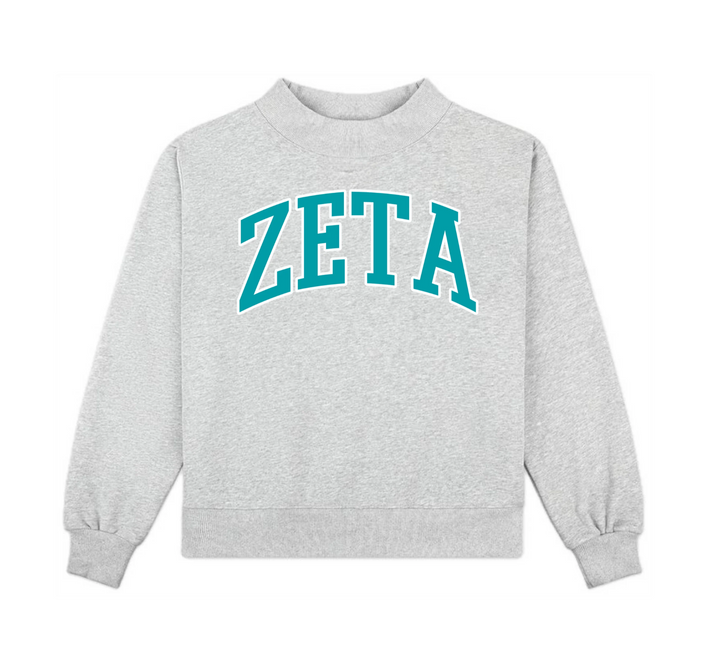 Sorority Mock Neck Crew