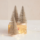 Antique Silver Bottle Brush Trees