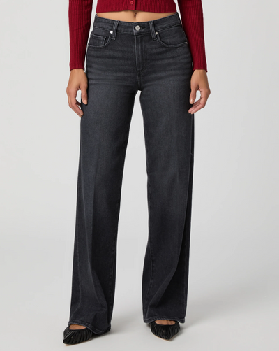 Tatum 32" Wide Leg Jean, Ink Black